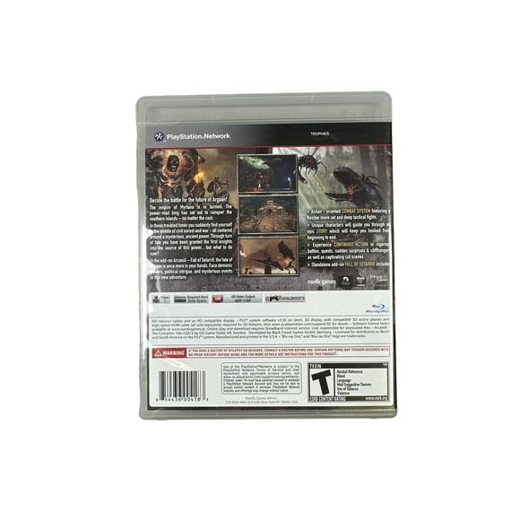 Arcania: The Complete Tale (Sony PlayStation 3, 2013) Authentic, CIB, Tested - Picture 3 of 3